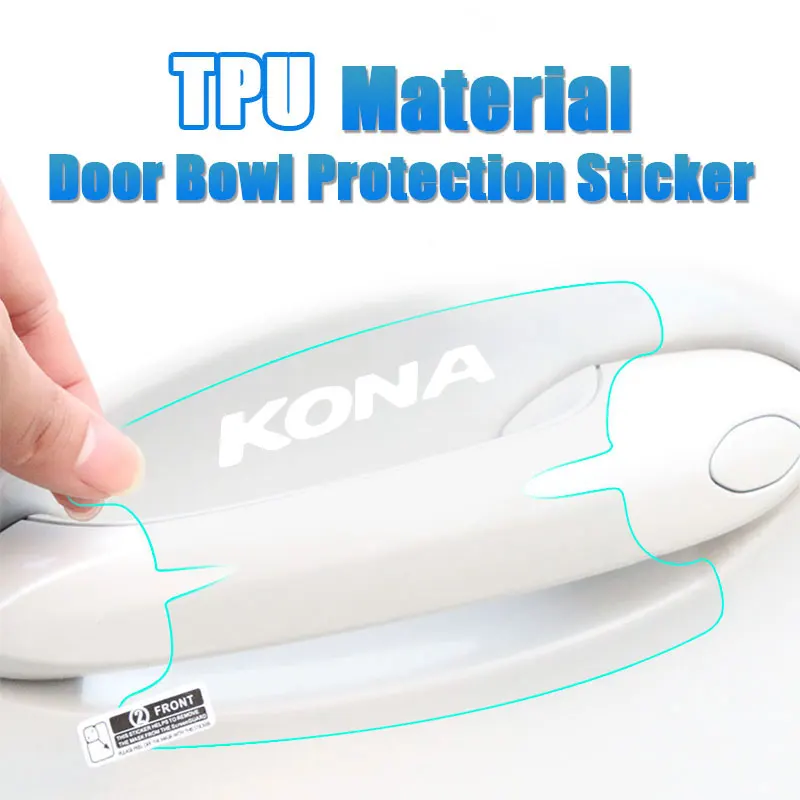 Автомобильная дверная наклейка, дневная крышка, Защитная пленка для ручки автомобиля для Hyundai Kona, логотип, наклейка s, аксессуары
Автомобильная дверная наклейка, дневная крышка, Защитная пленка для ручки автомобиля для Hyundai Kona, логотип, наклейка s, аксессуары