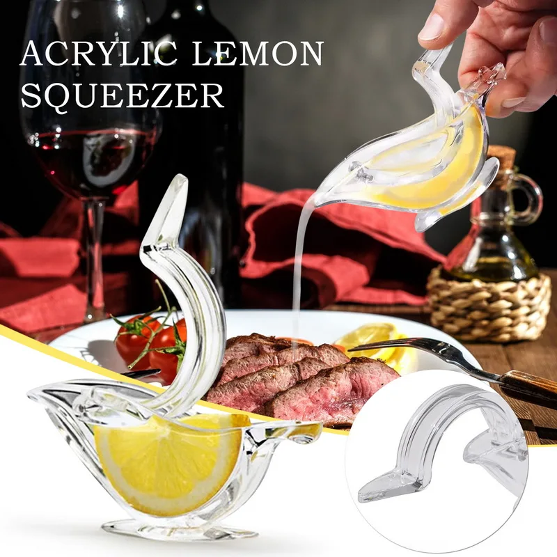 Kitchen Home Slip Tool Press Squeeze Fruit Mini Manual Juicer Bird Shape Transparent Portable For Orange Lemon Manual Juicer
Kitchen Home Slip Tool Press Squeeze Fruit Mini Manual Juicer Bird Shape Transparent Portable For Orange Lemon Manual Juicer