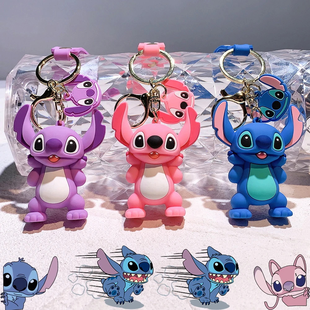 Disney Cartoon Lilo and Stitch Keychain Pvc Doll Stitch and Angel Accessories Keyring Couple Girlfriend Boyfriends Key Chain
Disney Cartoon Lilo and Stitch Keychain Pvc Doll Stitch and Angel Accessories Keyring Couple Girlfriend Boyfriends Key Chain
