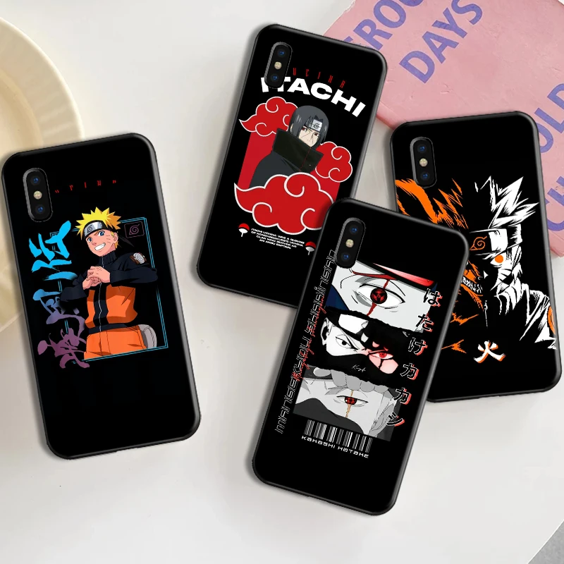 NARUTO Anime Phone Case For Funda iPhone 13 12 11 Pro Max 13 12 Mini X XR XS Max 6 6s 7 8 Plus Coque Carcasa Black Back
NARUTO Anime Phone Case For Funda iPhone 13 12 11 Pro Max 13 12 Mini X XR XS Max 6 6s 7 8 Plus Coque Carcasa Black Back
