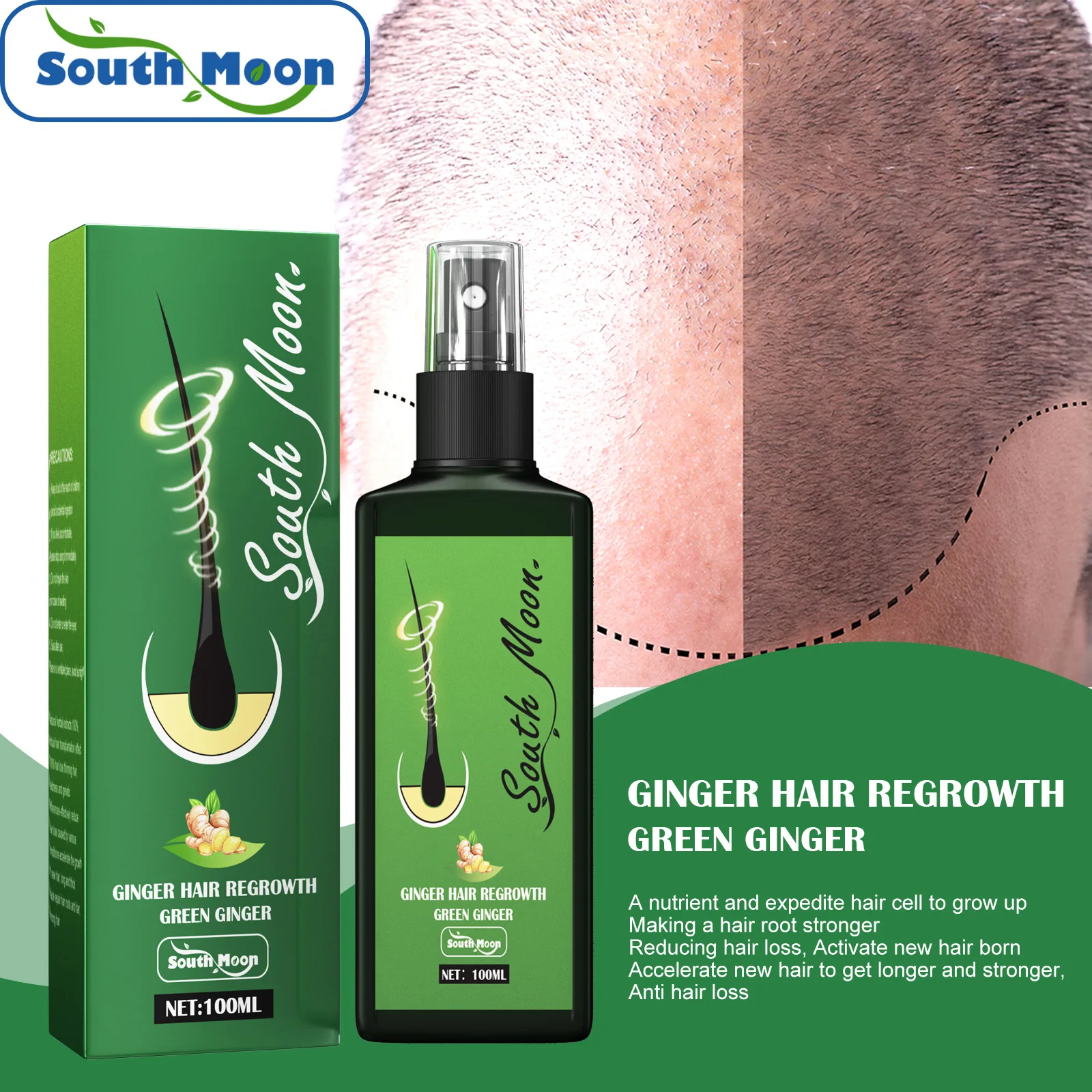 Hair Nutrition Growth Mist Moisturizes Fast Growth Anti-Shedding Hair Spray Hair Growth Fluid Hair Growth Hair Loss Products
Hair Nutrition Growth Mist Moisturizes Fast Growth Anti-Shedding Hair Spray Hair Growth Fluid Hair Growth Hair Loss Products