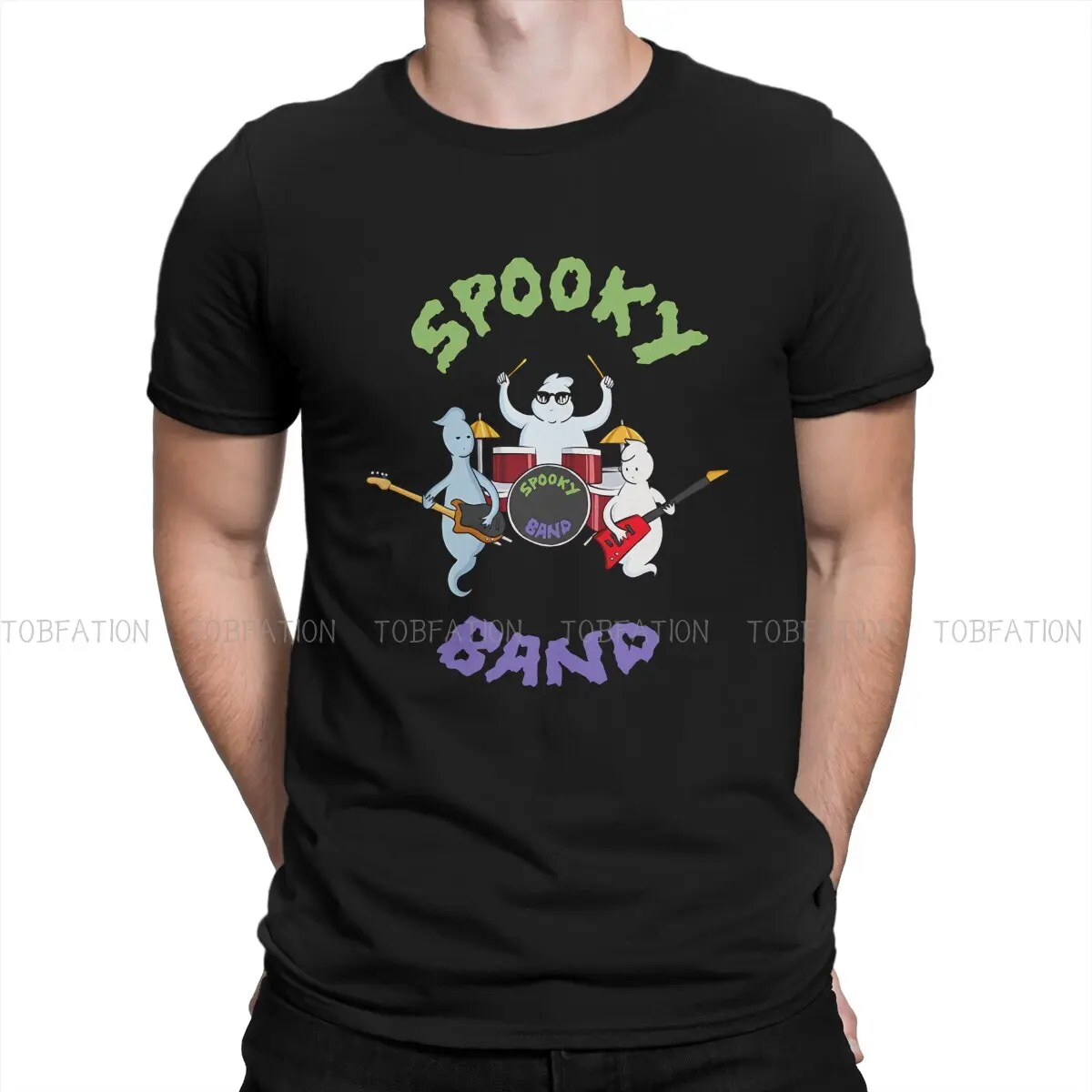 Spooky Band TShirt For Men Ghost Spooky Lover Clothing Style T Shirt 100% Cotton Printed Loose Creative Gift
Spooky Band TShirt For Men Ghost Spooky Lover Clothing Style T Shirt 100% Cotton Printed Loose Creative Gift