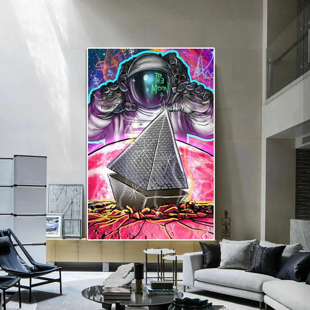 Street Graffiti Art Astronaut Canvas Painting Don't Let Your Dreams Fade Away Motivational Poster Wall Art Room Home Decoration
Street Graffiti Art Astronaut Canvas Painting Don't Let Your Dreams Fade Away Motivational Poster Wall Art Room Home Decoration