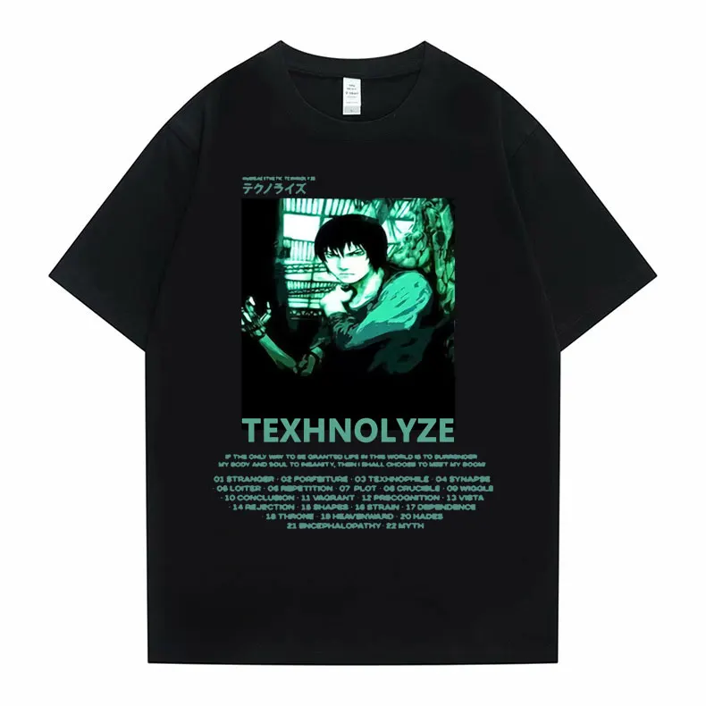 Manga Texhnolyze Serial Experiments Lain Tshirt Men Women Anime Science Fiction Iwakura Graphic Print T-shirt Fashion T Shirts
Manga Texhnolyze Serial Experiments Lain Tshirt Men Women Anime Science Fiction Iwakura Graphic Print T-shirt Fashion T Shirts