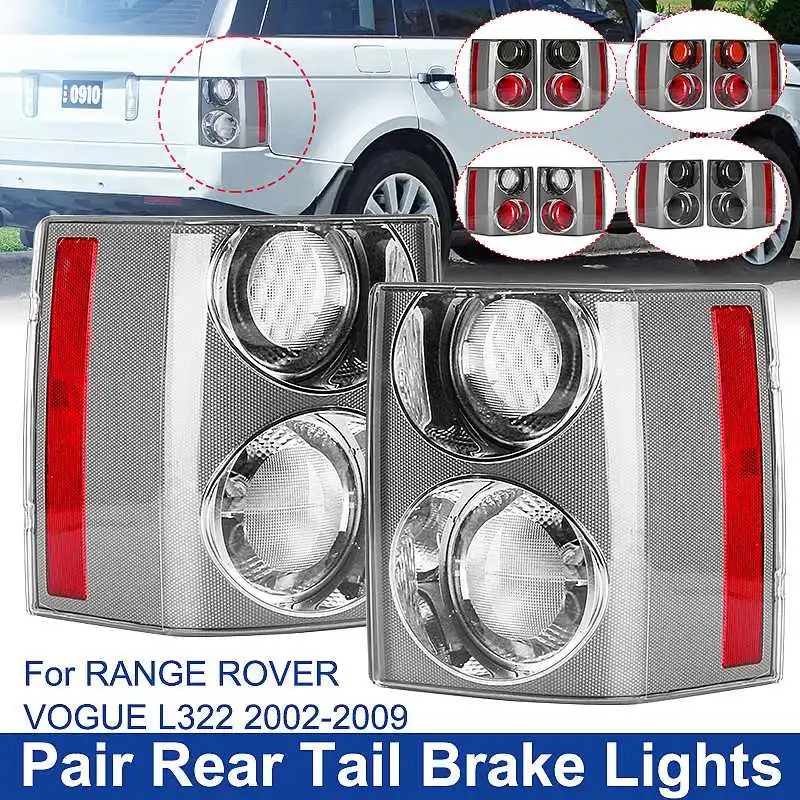 2pcs LED Tail Lights Rear Lights Stop Signal Brake Light Parking DRL for Range Rover Vogue L322 2002-2009
2pcs LED Tail Lights Rear Lights Stop Signal Brake Light Parking DRL for Range Rover Vogue L322 2002-2009