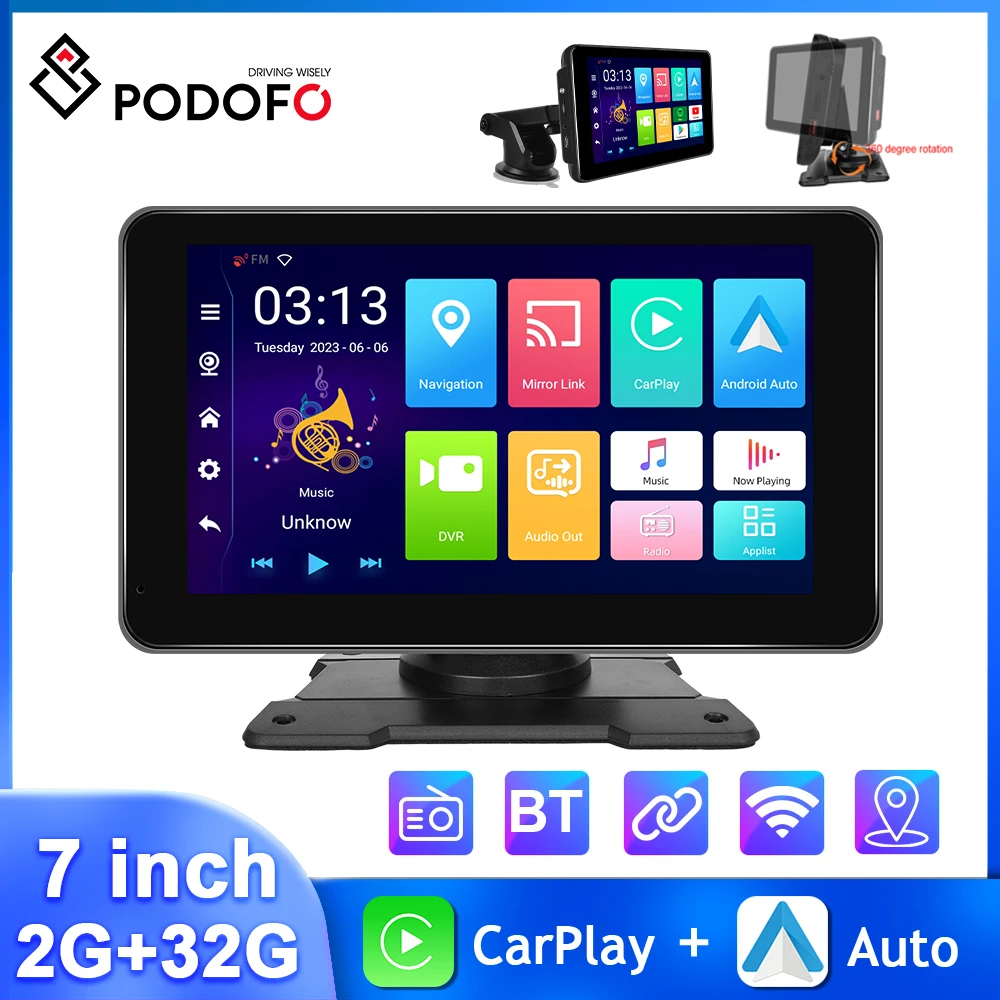 Автомобильный видеоплеер Podofo, плеер на Android, с 7-дюймовым экраном, 2 Гб ОЗУ, 32 Гб ПЗУ, Bluetooth, AUX, FM, для BMW, Toyota, Honda, Ford, Hyundai
Автомобильный видеоплеер Podofo, плеер на Android, с 7-дюймовым экраном, 2 Гб ОЗУ, 32 Гб ПЗУ, Bluetooth, AUX, FM, для BMW, Toyota, Honda, Ford, Hyundai
