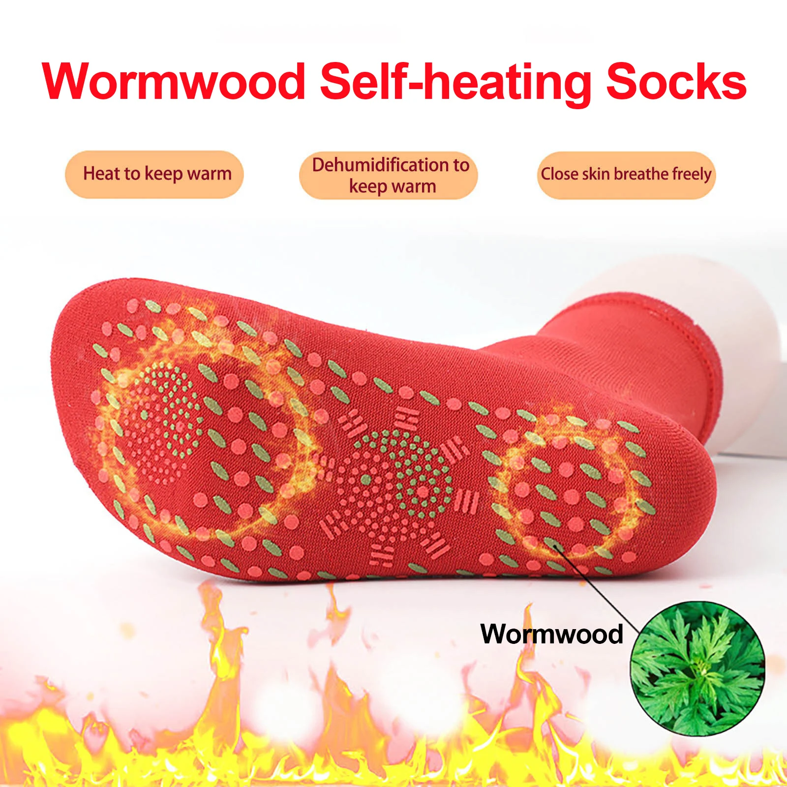 3 Pairs Tourmaline Health Socks Magnetic Heated Warm Socks Foot Massage Thermotherapeutic Self-Heating Socks
3 Pairs Tourmaline Health Socks Magnetic Heated Warm Socks Foot Massage Thermotherapeutic Self-Heating Socks