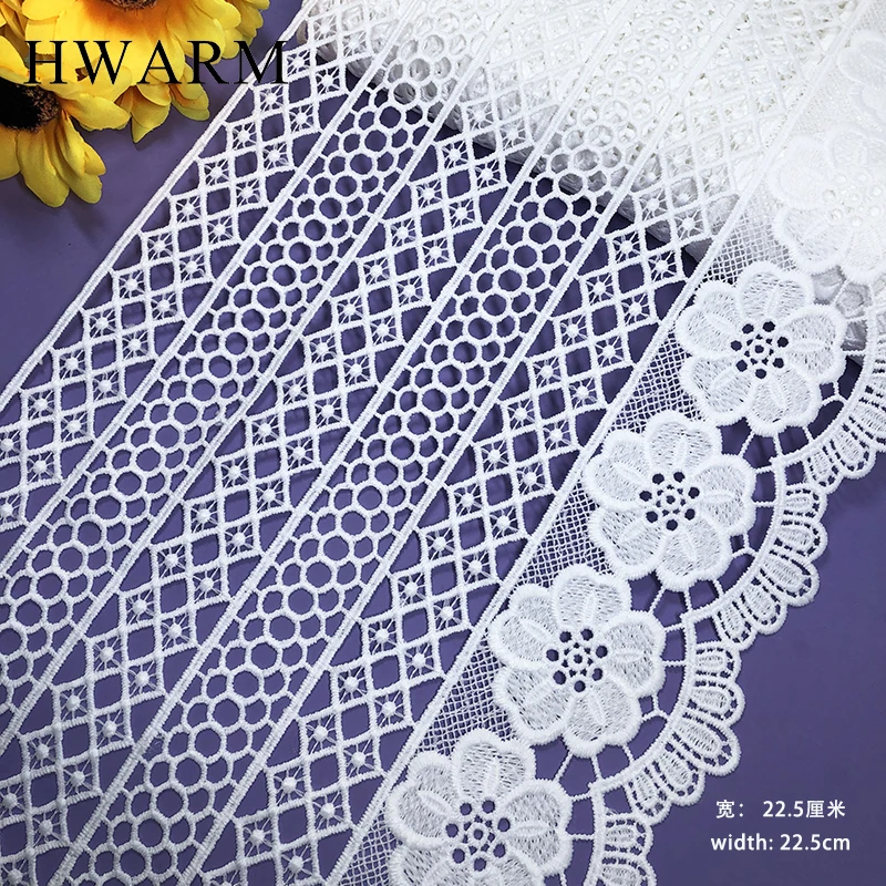 Lace Fabric No Elasticity Water-soluble Milk Silk Embroidery Sewing Trimming Bar Code Clothing Skirt Curtain Wedding Decoration
Lace Fabric No Elasticity Water-soluble Milk Silk Embroidery Sewing Trimming Bar Code Clothing Skirt Curtain Wedding Decoration