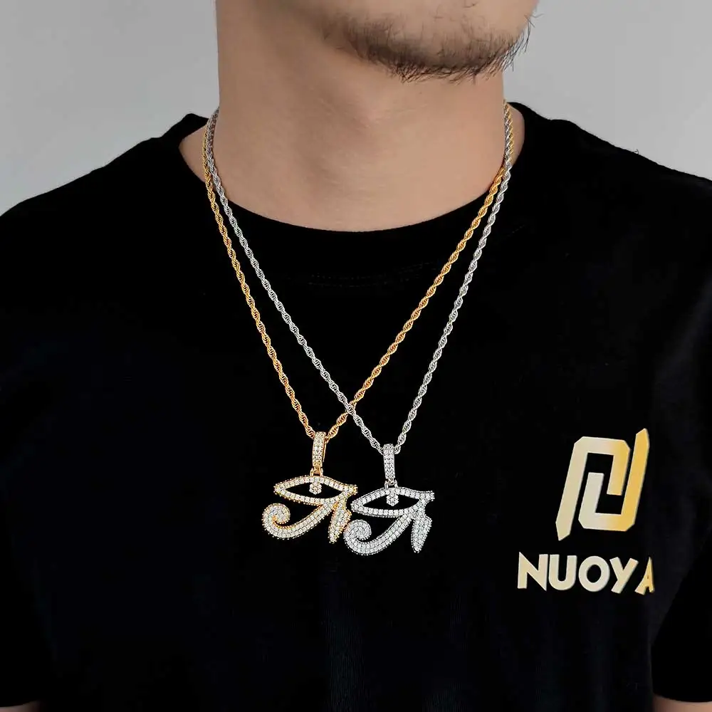 Gold Color Ancient Pharaoh Eye Of Horus Pendant Egyptian Gods Power Eye CZ Inlay Brass Necklace
Gold Color Ancient Pharaoh Eye Of Horus Pendant Egyptian Gods Power Eye CZ Inlay Brass Necklace