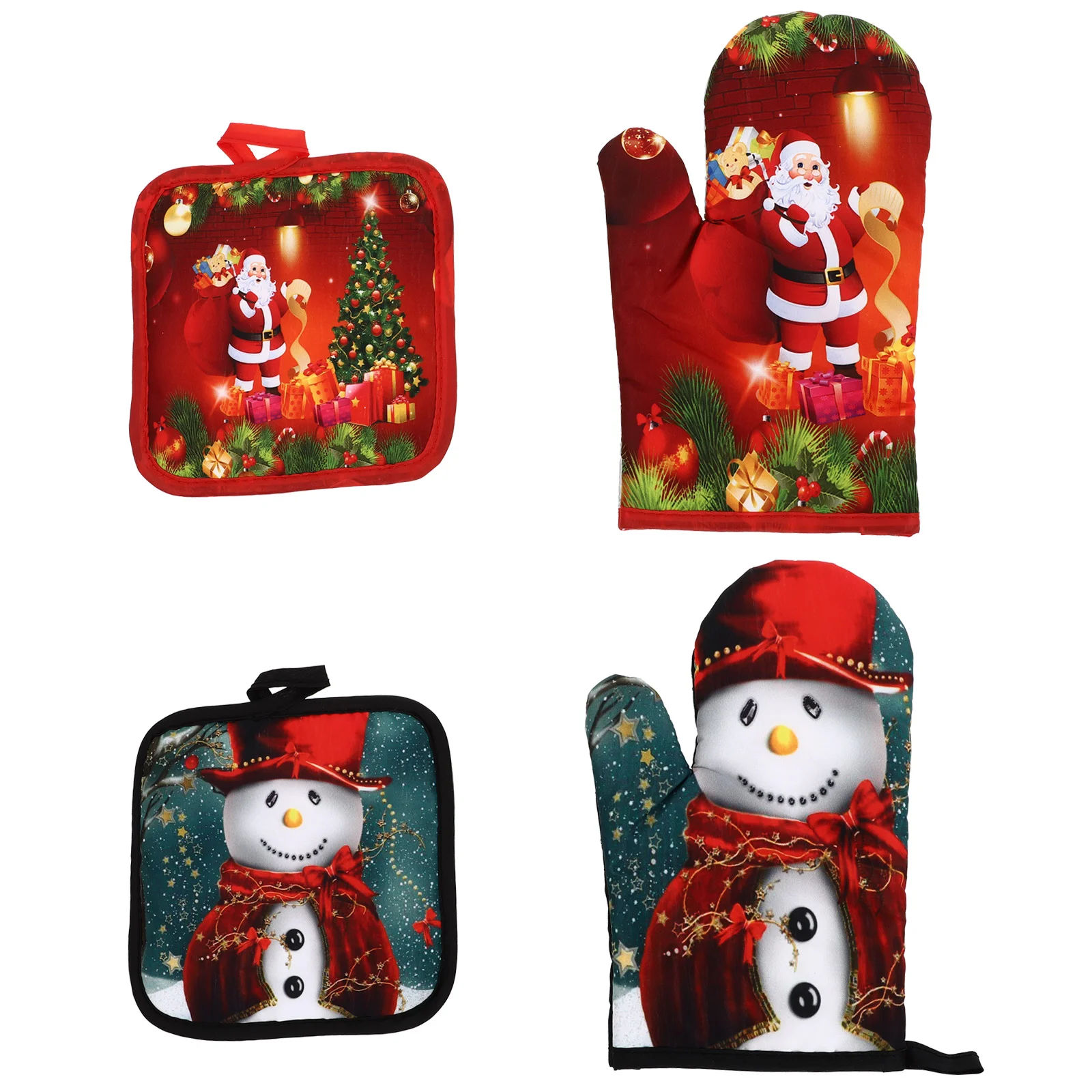 Oven Gloves Kitchen Heat Mitts Mat Resistant Cooking Double Pads Kids Glove Childrenmittens Potholders Christmas
Oven Gloves Kitchen Heat Mitts Mat Resistant Cooking Double Pads Kids Glove Childrenmittens Potholders Christmas