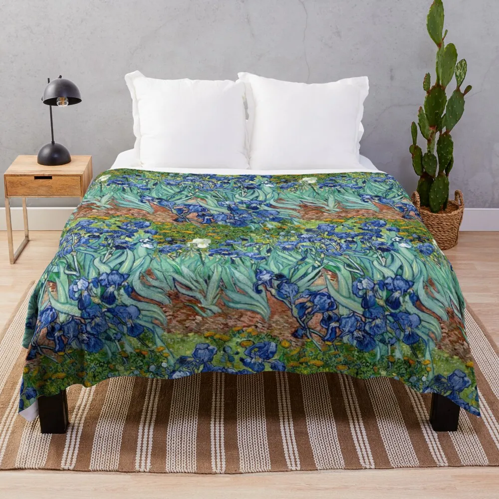 Van Gogh: Irises Throw Blanket Fluffy Soft Blankets Hair Blanket Decorative Blankets 
Van Gogh: Irises Throw Blanket Fluffy Soft Blankets Hair Blanket Decorative Blankets