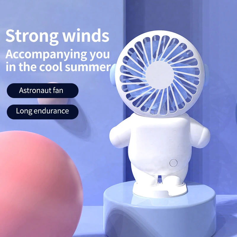 Astronaut Small Fan Spaceman Cartoon Usb Charging Portable Mini Fans with Charger Handheld Desktop Silent Fan Summer Gift
Astronaut Small Fan Spaceman Cartoon Usb Charging Portable Mini Fans with Charger Handheld Desktop Silent Fan Summer Gift