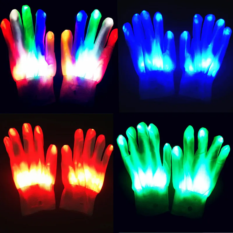 Christmas Gift Halloween Colorful Glitter Gloves Rainbow Light-up GlovesLEDGloves Fluorescent Dance Gloves
Christmas Gift Halloween Colorful Glitter Gloves Rainbow Light-up GlovesLEDGloves Fluorescent Dance Gloves