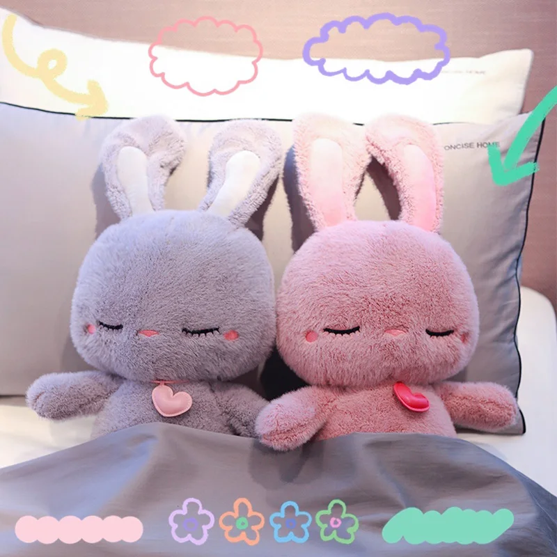 50cm Kawaii's Long Ears And Eyes Closed Sleep Rabbit Soft Cotton Filled Baby Comfort Toy Warm Home Decoration
50cm Kawaii's Long Ears And Eyes Closed Sleep Rabbit Soft Cotton Filled Baby Comfort Toy Warm Home Decoration