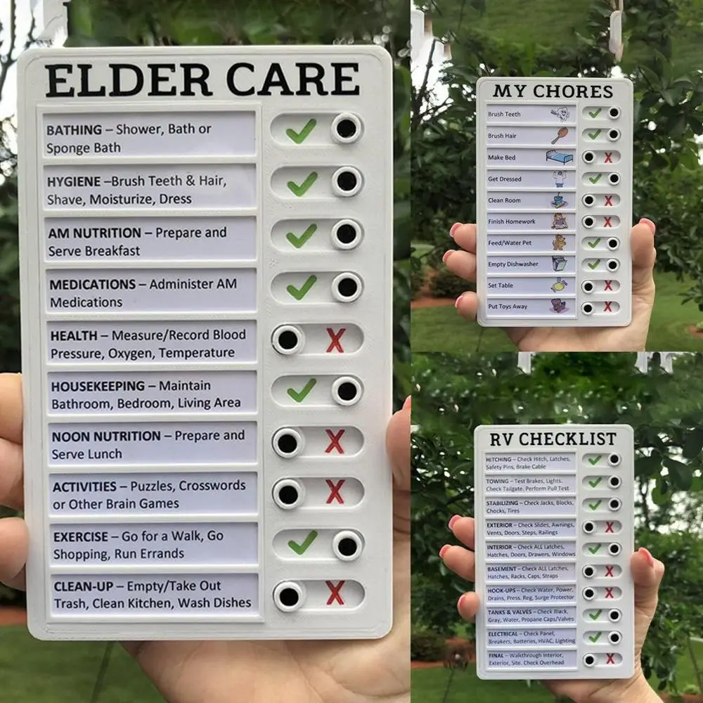 Wall Hanging MY CHORES Portable ELDER CARE Home Note Board Reminding Time Memo Boards Managemant Planing
Wall Hanging MY CHORES Portable ELDER CARE Home Note Board Reminding Time Memo Boards Managemant Planing