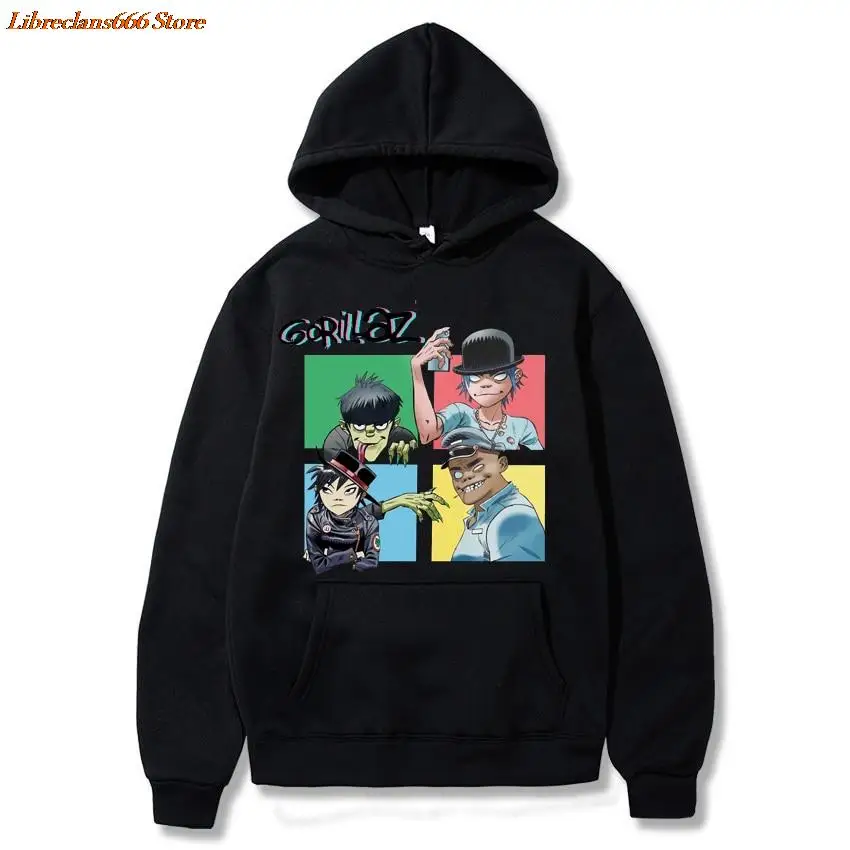 Gorillaz Hoodies Print Men Women Anime Streetwear Simple Leisure Harajuku Sweatshirts Hip Hop Pullover Boys Girls Style Clothing
Gorillaz Hoodies Print Men Women Anime Streetwear Simple Leisure Harajuku Sweatshirts Hip Hop Pullover Boys Girls Style Clothing