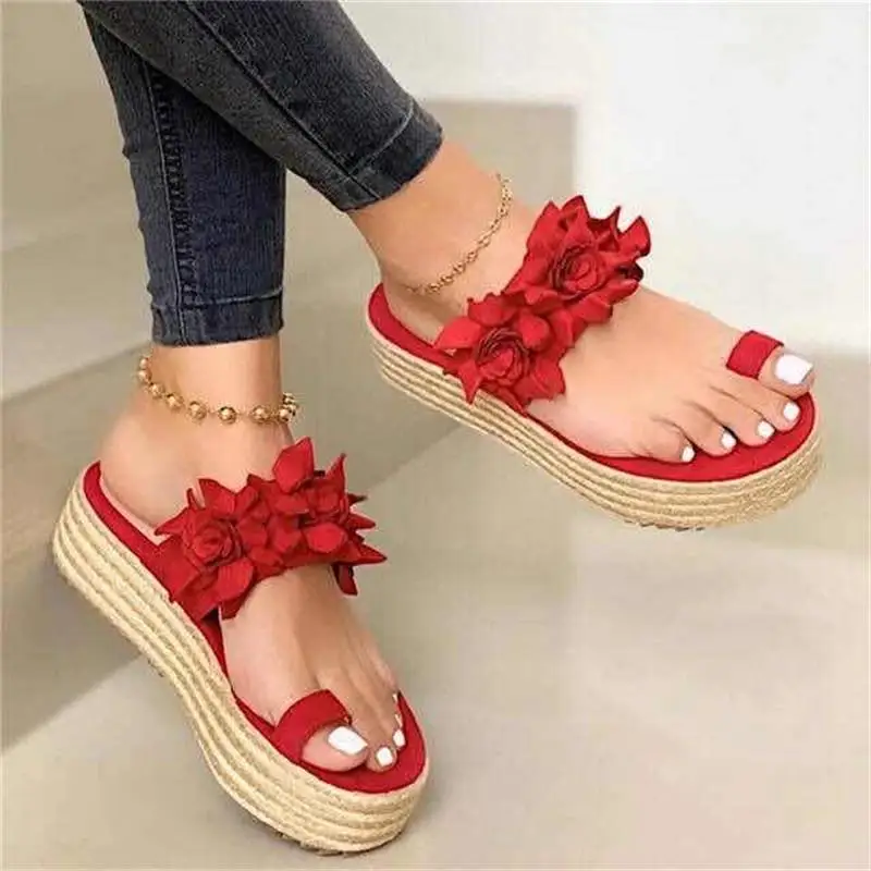 Women Platform Sandals Casual Daily Flower Slip on Platform Sandal Ladies Beach Dress Flat Shoes Dropshipping Female Sandals
Women Platform Sandals Casual Daily Flower Slip on Platform Sandal Ladies Beach Dress Flat Shoes Dropshipping Female Sandals