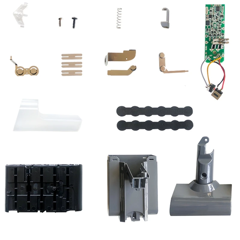 Литий-ионный аккумулятор V6, пластиковый чехол, защитная печатная плата для пылесоса Dyson 21,6 в DC58 DC62 DC63
Литий-ионный аккумулятор V6, пластиковый чехол, защитная печатная плата для пылесоса Dyson 21,6 в DC58 DC62 DC63