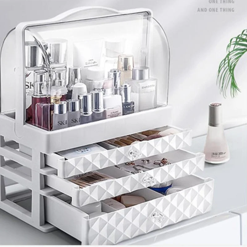 Simple Cosmetic Box Transparent Makeup Jewelry Drawer Home Storage Box Multifunctional Cosmetic Portable Dresser Organizer
Simple Cosmetic Box Transparent Makeup Jewelry Drawer Home Storage Box Multifunctional Cosmetic Portable Dresser Organizer