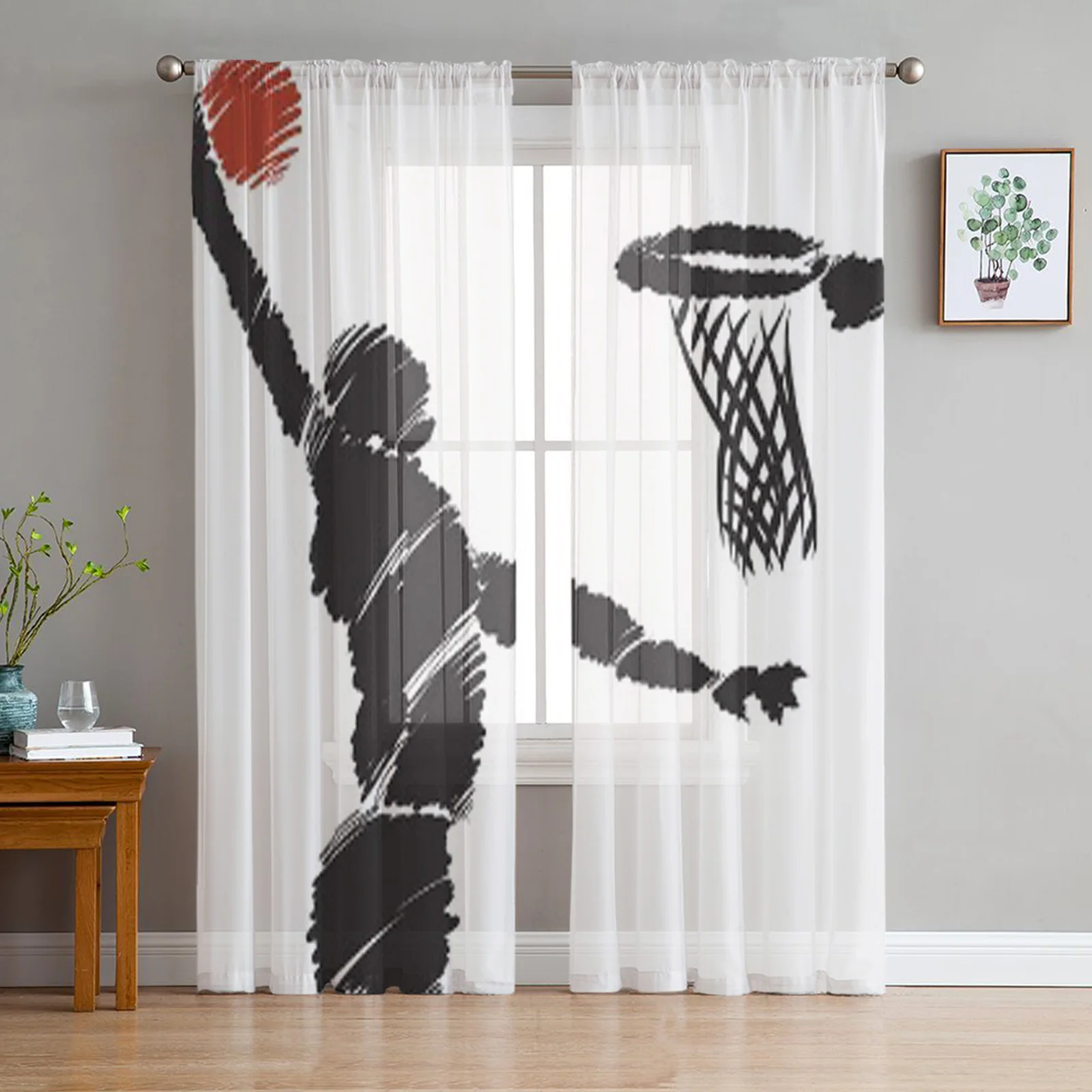BASKETBALL Player Sheer Curtains For Bedroom Exquisite Curtain Living Room Kitchen Cloth Curtains
BASKETBALL Player Sheer Curtains For Bedroom Exquisite Curtain Living Room Kitchen Cloth Curtains