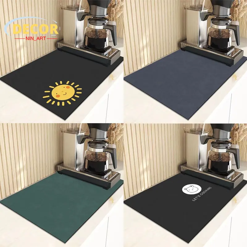 Super Absorbent Coffee Dish Large Kitchen Rug Absorbent Draining Mat Easy to Clean Dish Drying Mat Quick Dry Bathroom Drain Pad
Super Absorbent Coffee Dish Large Kitchen Rug Absorbent Draining Mat Easy to Clean Dish Drying Mat Quick Dry Bathroom Drain Pad