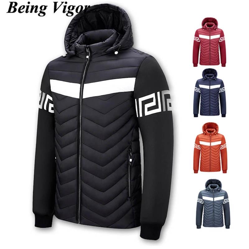 Being Vigor Mens Winter Wear Nylon Quilted Cotton Padded Mens Puffer Bubble Jacket Sweat Print Sleeve Patchwork Mens Thick Coat
Being Vigor Mens Winter Wear Nylon Quilted Cotton Padded Mens Puffer Bubble Jacket Sweat Print Sleeve Patchwork Mens Thick Coat
