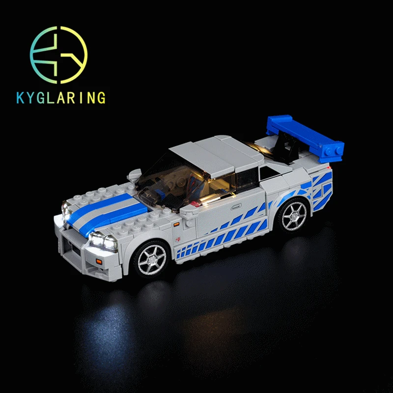 Kyglaring LED Light Kit For 76917 Fast 2 Furious Nissan Skyline GT-R Block Model (Not Included Building Blocks) 
Kyglaring LED Light Kit For 76917 Fast 2 Furious Nissan Skyline GT-R Block Model (Not Included Building Blocks)