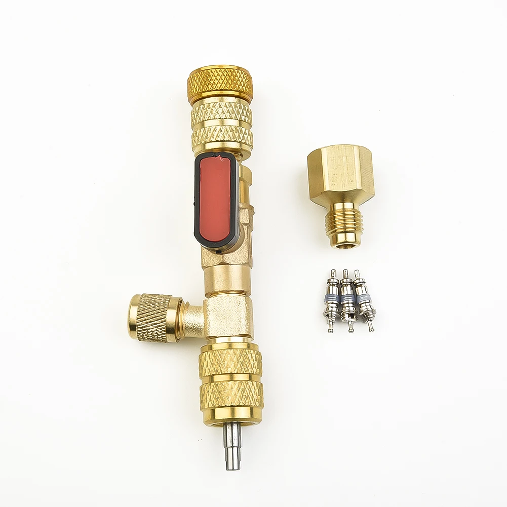 4xHVAC Valve Core Remover Dual Size 5/16\\\"&1/4\\\" Port Installer Tool W/Valve Cores For Car Automobile General Repair Parts
4xHVAC Valve Core Remover Dual Size 5/16\\\"&1/4\\\" Port Installer Tool W/Valve Cores For Car Automobile General Repair Parts