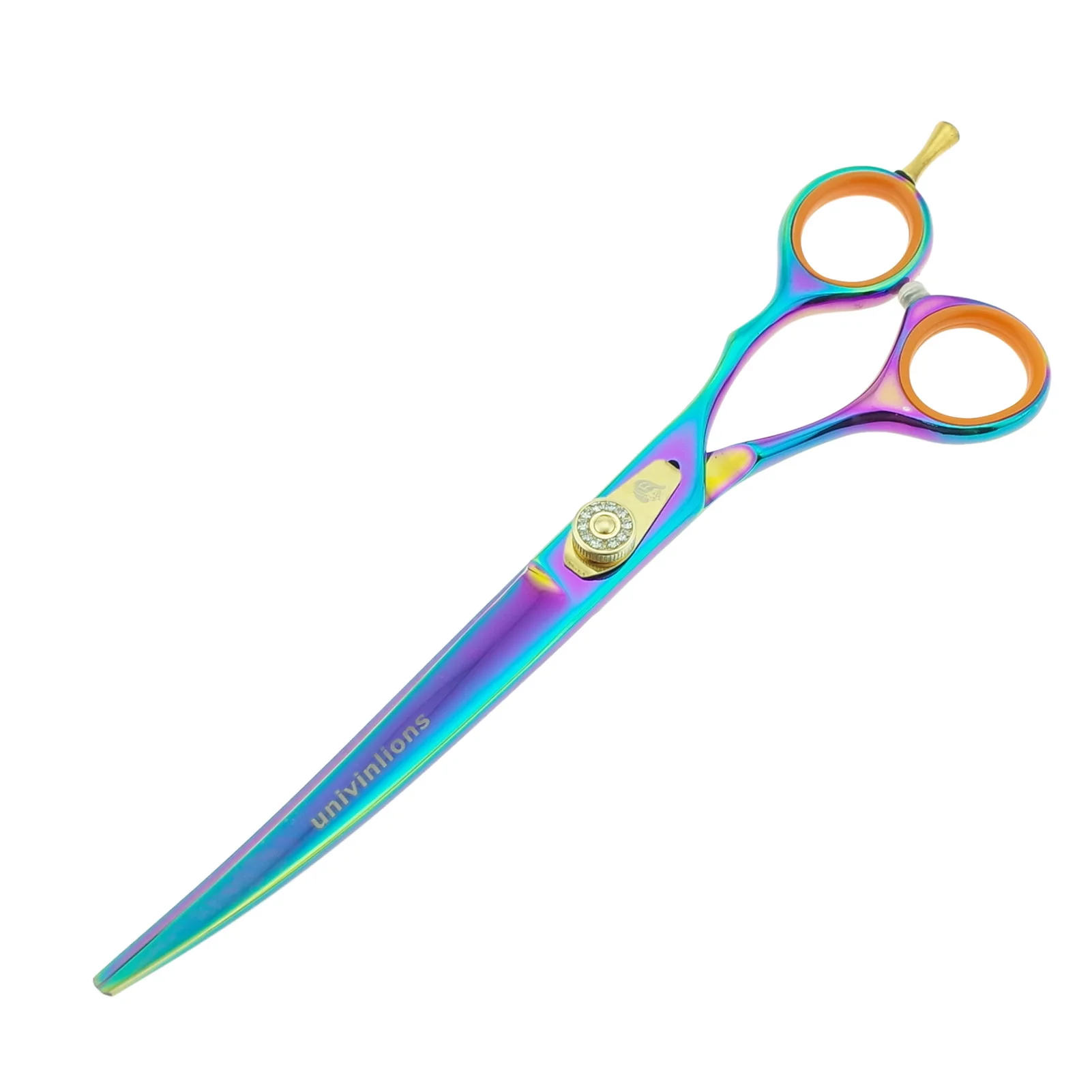 Univinlions 7.5 inch Up Curved Shears Professional Pet Beauty Tools Scissors For Dog Grooming Hair Trimming Tijeras Pet Clipper
Univinlions 7.5 inch Up Curved Shears Professional Pet Beauty Tools Scissors For Dog Grooming Hair Trimming Tijeras Pet Clipper