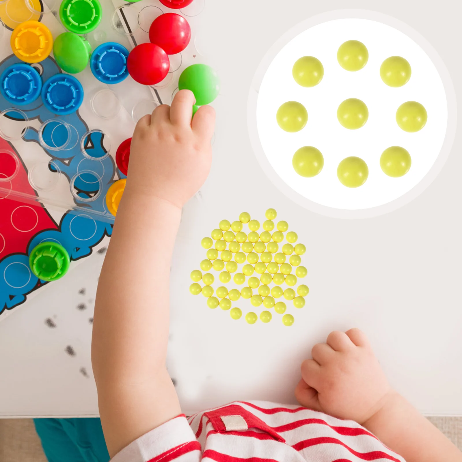 100 Pcs Counting Balls Probability Learning School Teaching Toy Plastic Solid
100 Pcs Counting Balls Probability Learning School Teaching Toy Plastic Solid