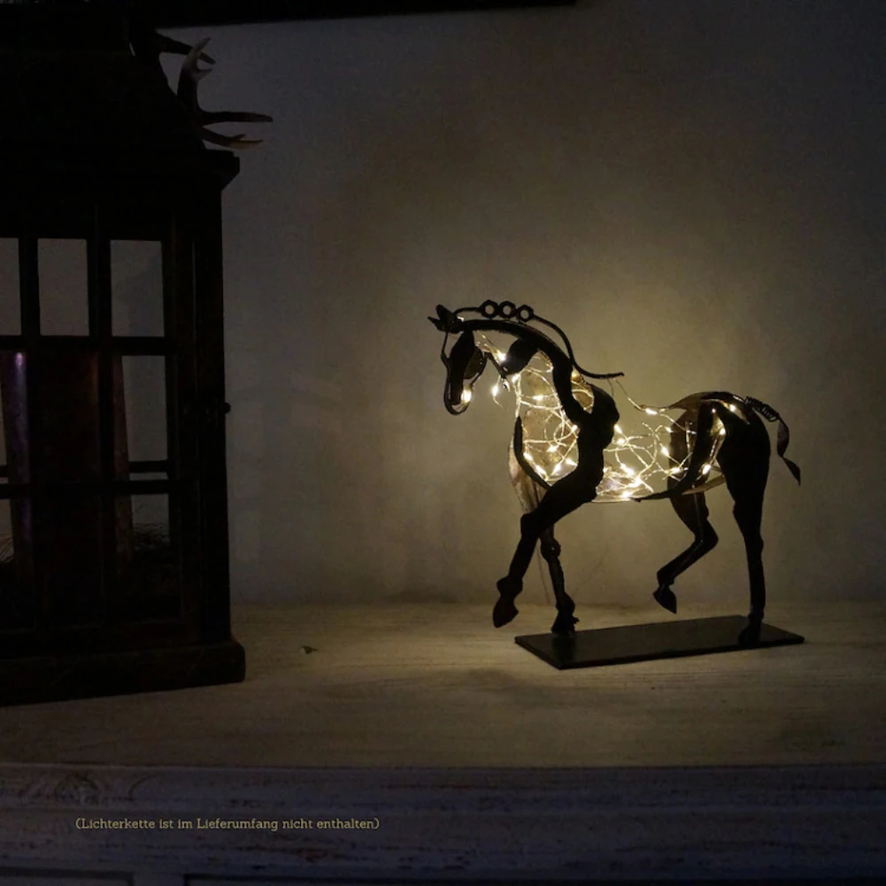 Art Metal Horse Statue Handmade Modern Horse Sculpture Handicraft, Rustic Metal Statue Decorations Gift for Home Decor
Art Metal Horse Statue Handmade Modern Horse Sculpture Handicraft, Rustic Metal Statue Decorations Gift for Home Decor