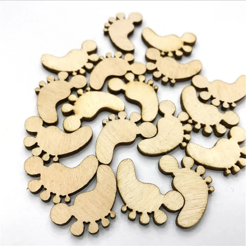 20PCS DIY Footprint Wood Chips Baby Foot Buttons Beads Fit Kids Handmake Baby Show Wedding Xmas Party Crafting Decoration
20PCS DIY Footprint Wood Chips Baby Foot Buttons Beads Fit Kids Handmake Baby Show Wedding Xmas Party Crafting Decoration
