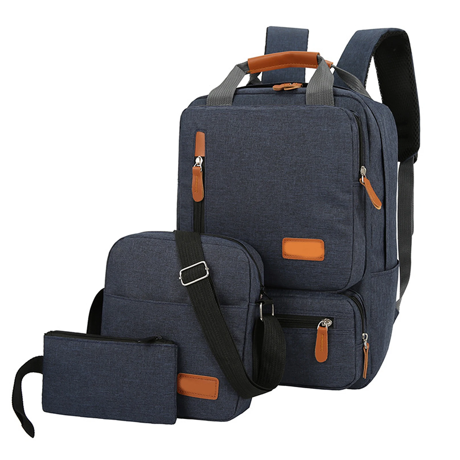 

Travelling Bag Outdoor Backpack Set Women Men Laptop Backpack Shoulder Bag for School Business Work 15inch