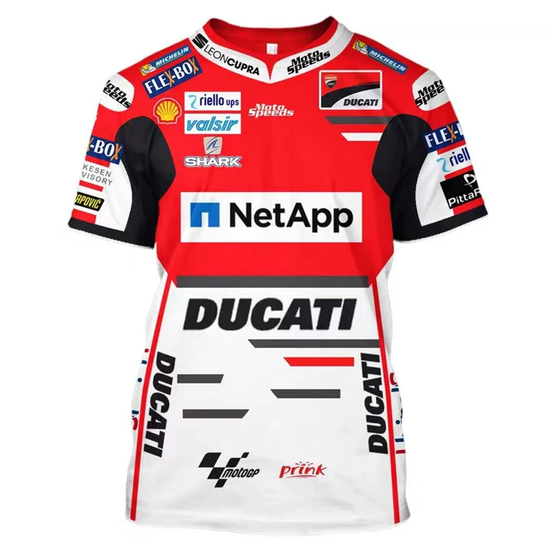 Summer MOTO Mountain track Challenge Ducati Motorcycle T-shirt Riding off-road Extreme sports club quick-drying Short-Sleeved
Summer MOTO Mountain track Challenge Ducati Motorcycle T-shirt Riding off-road Extreme sports club quick-drying Short-Sleeved