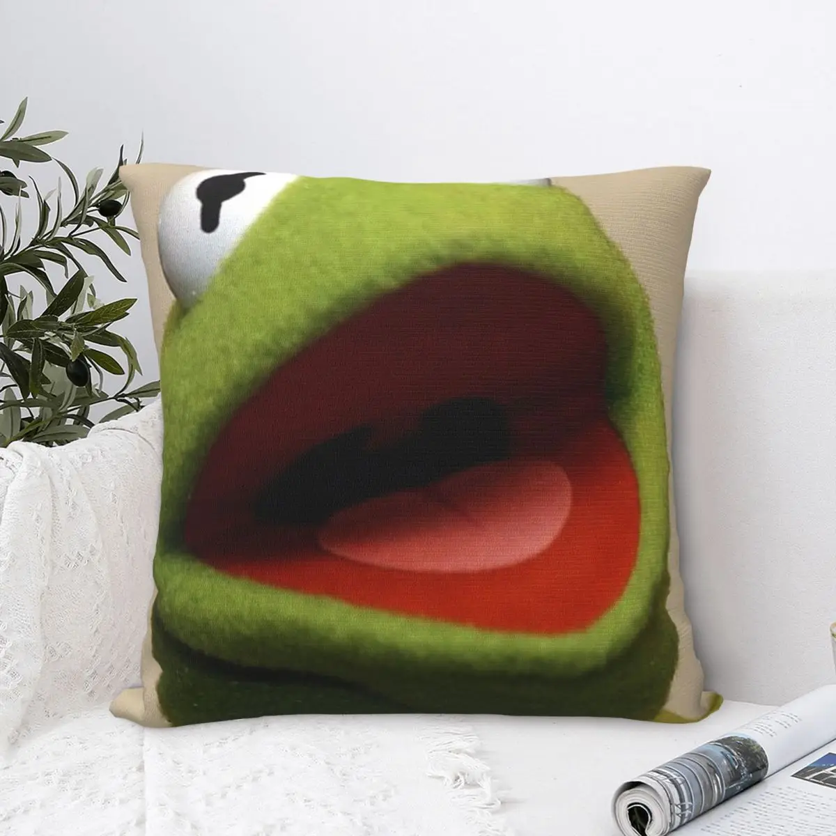 Kermit The Frog Case Cover Kawaii With Zipper Throw Pillows HouseHomeDecoration Cute Kids Room Cartoon Animation Funny Non-stick 
Kermit The Frog Case Cover Kawaii With Zipper Throw Pillows HouseHomeDecoration Cute Kids Room Cartoon Animation Funny Non-stick