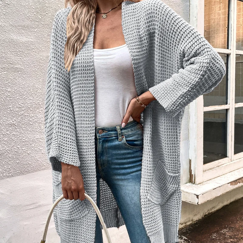 Women/S Fashion Temperament Casual Medium Long Pocket Cardigan Sweater Coats Abrigos Mujer Invierno 2023
Women/S Fashion Temperament Casual Medium Long Pocket Cardigan Sweater Coats Abrigos Mujer Invierno 2023