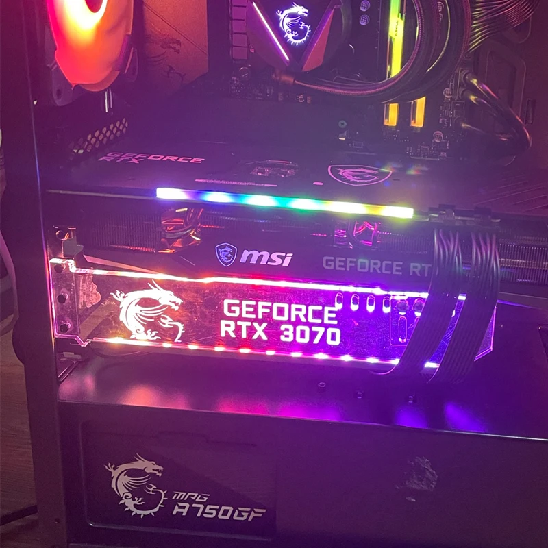 Заказ акриловый кронштейн для использования бандажа GPU карты с RGB света Размеры 280*45*6 мм исправить видео карта, совместимая AURA Системы 12 В RGB
Заказ акриловый кронштейн для использования бандажа GPU карты с RGB света Размеры 280*45*6 мм исправить видео карта, совместимая AURA Системы 12 В RGB