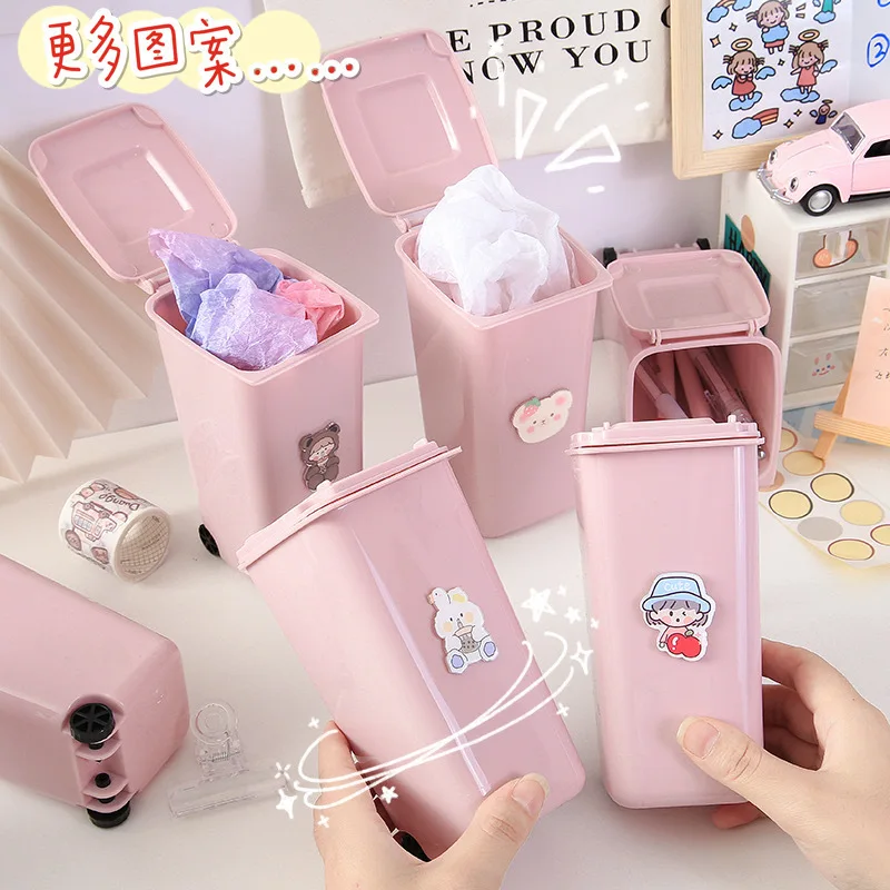 Japan and South Korea Cute pink desktop trash can storage desktop storage bucket pen holder for girls pencil organizer for desk
Japan and South Korea Cute pink desktop trash can storage desktop storage bucket pen holder for girls pencil organizer for desk