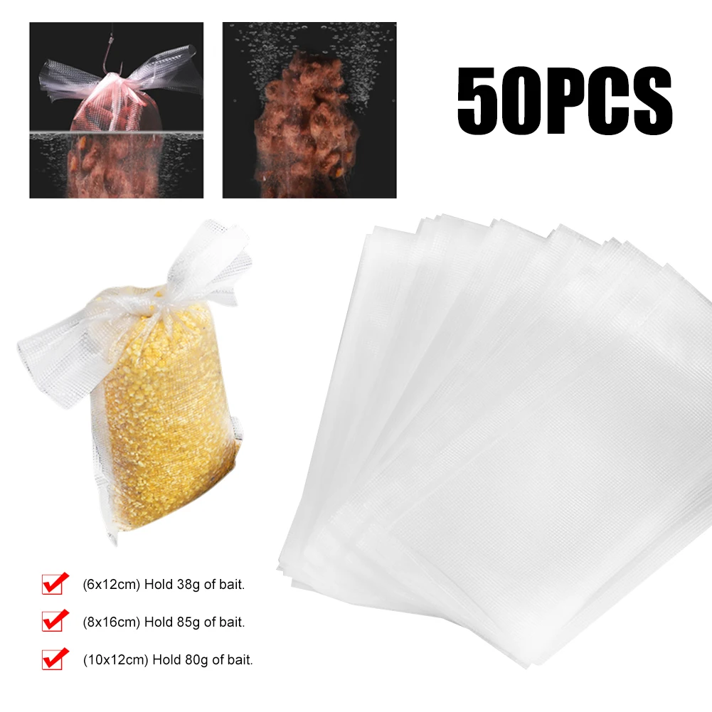 50pcs PVA Carp Fishing Bags Fast Water Soluble Bait Bags Environmental Fishing Feeder Bait Bag Carp Fishing Tackle Accessories
50pcs PVA Carp Fishing Bags Fast Water Soluble Bait Bags Environmental Fishing Feeder Bait Bag Carp Fishing Tackle Accessories