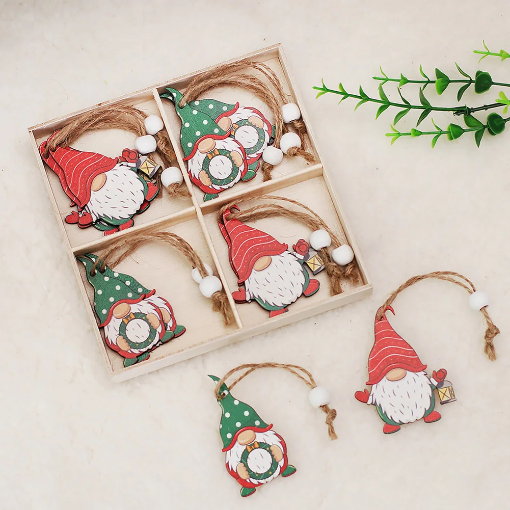 12pcs Christmas Wood Pendant Xmas Tree Faceless Doll Hanging Pendant Ornament MerryChristmas Décor Gift Navidad Natal Noel 2023
12pcs Christmas Wood Pendant Xmas Tree Faceless Doll Hanging Pendant Ornament MerryChristmas Décor Gift Navidad Natal Noel 2023