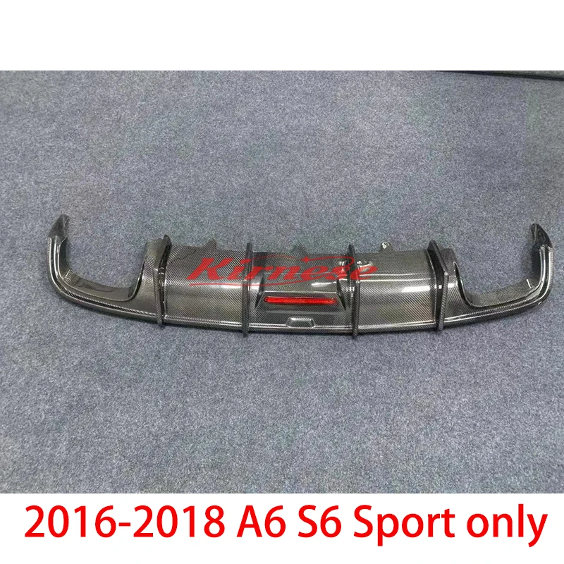 Для Audi A6 S6 S-Line C7.5 2016-2018 задний спойлер из углеродного волокна, бампер, диффузор, автомобильные аксессуары
Для Audi A6 S6 S-Line C7.5 2016-2018 задний спойлер из углеродного волокна, бампер, диффузор, автомобильные аксессуары