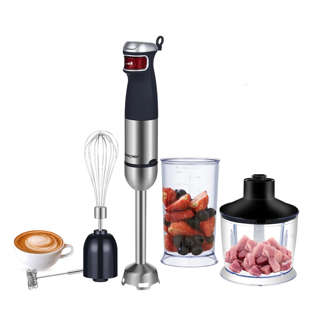 5 In 1 Multifunctional 1200W Electric Hand Stick Blender Immersion Handheld Mixer Food Processor Chopper Beater Frother
5 In 1 Multifunctional 1200W Electric Hand Stick Blender Immersion Handheld Mixer Food Processor Chopper Beater Frother