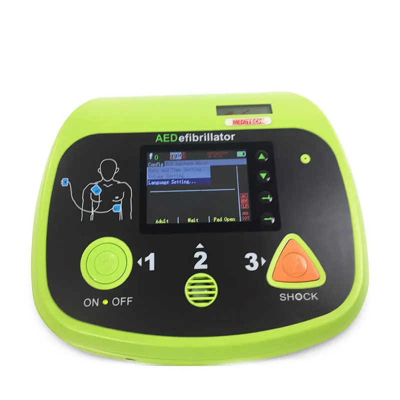 Портативный Бифазный AED-дефибриллятор Meditech с поддержкой разных языков и функцией ЭКГ
Портативный Бифазный AED-дефибриллятор Meditech с поддержкой разных языков и функцией ЭКГ