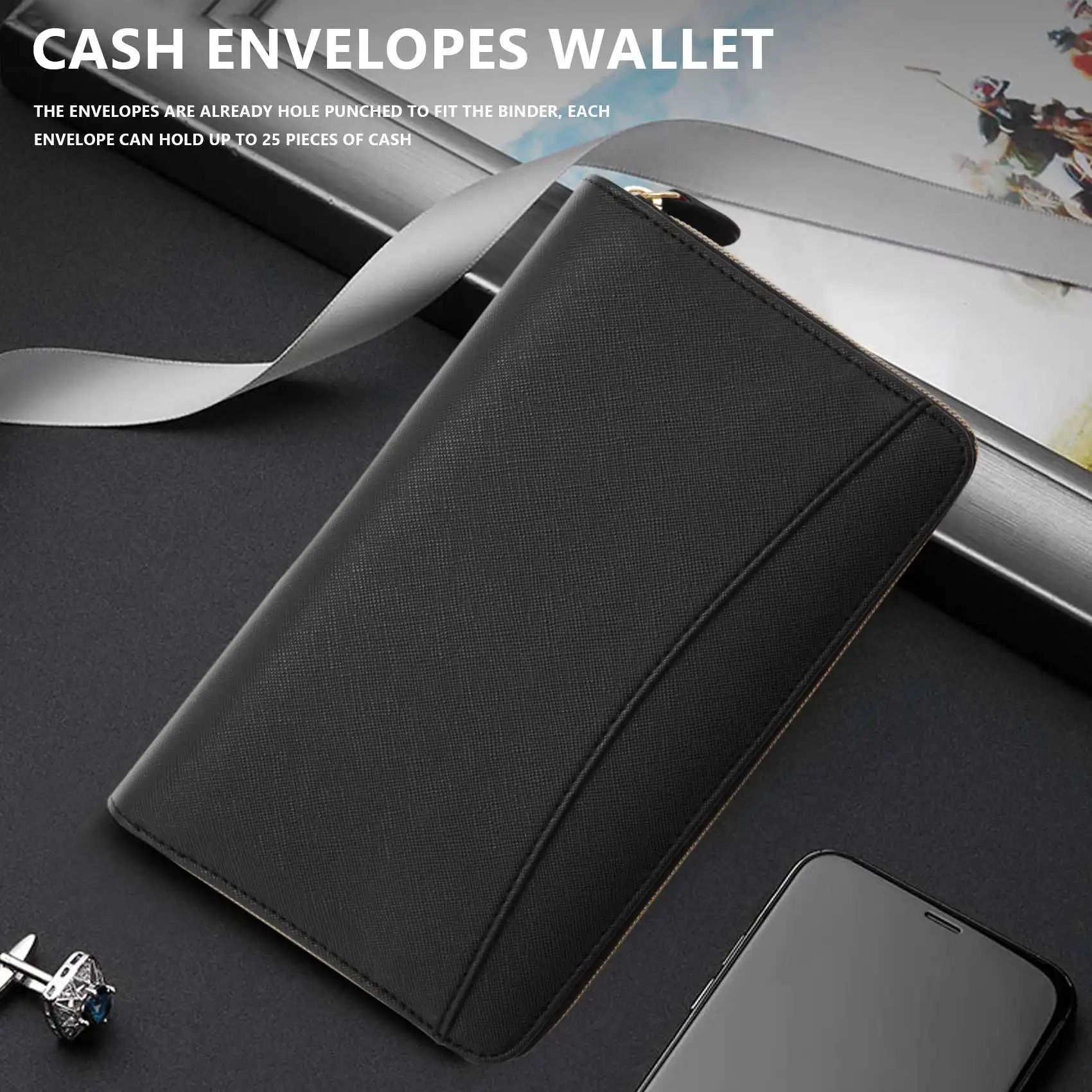 All-In-One Cash Envelopes Wallet System with 12 Budget Envelopes and 12 Budget Sheets for Financial Planner
All-In-One Cash Envelopes Wallet System with 12 Budget Envelopes and 12 Budget Sheets for Financial Planner