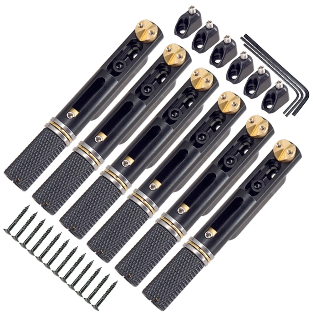 1 Set 6 Strings Headless Guitar Bridge With Screws Wrench Replacement Accessorys Metal Musical Instruments Guitars Parts
1 Set 6 Strings Headless Guitar Bridge With Screws Wrench Replacement Accessorys Metal Musical Instruments Guitars Parts