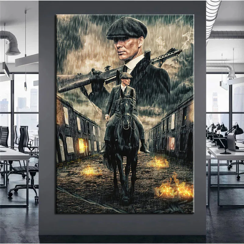 Peaky Blinders Abstract Movie Portrait Wall Poster and Pictures Canvas Painting For Printing Cuadros Living Room Home Decoration
Peaky Blinders Abstract Movie Portrait Wall Poster and Pictures Canvas Painting For Printing Cuadros Living Room Home Decoration