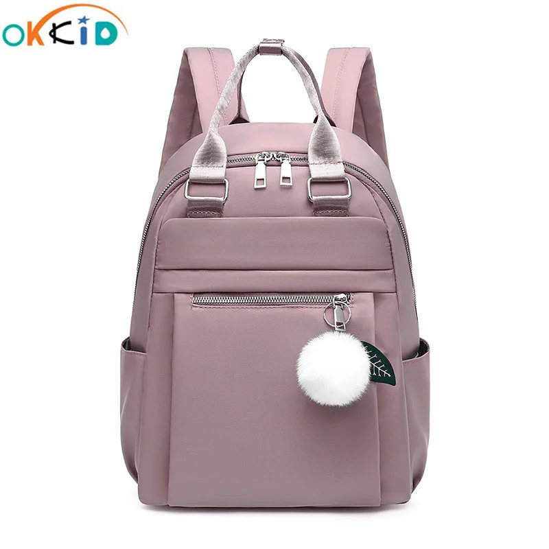 OKKID fashion backpacks for women back bag female travel bagpack ladies back pack waterproof nylon fabric backpack women gift
OKKID fashion backpacks for women back bag female travel bagpack ladies back pack waterproof nylon fabric backpack women gift