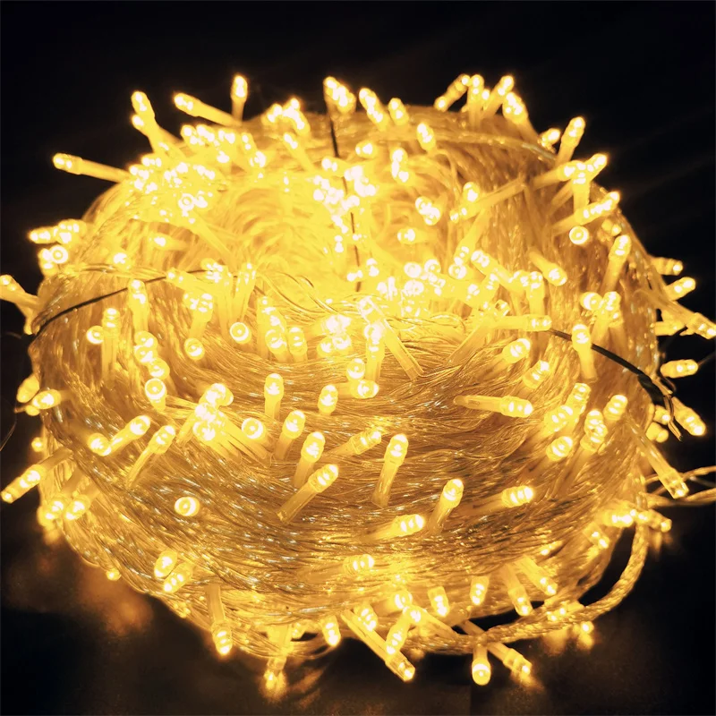100M 50M 30M 20M 10M Led String Lights Holiday Lighting Home Party Christmas Lights Wedding Decoration Outdoor Navidad Garland
100M 50M 30M 20M 10M Led String Lights Holiday Lighting Home Party Christmas Lights Wedding Decoration Outdoor Navidad Garland