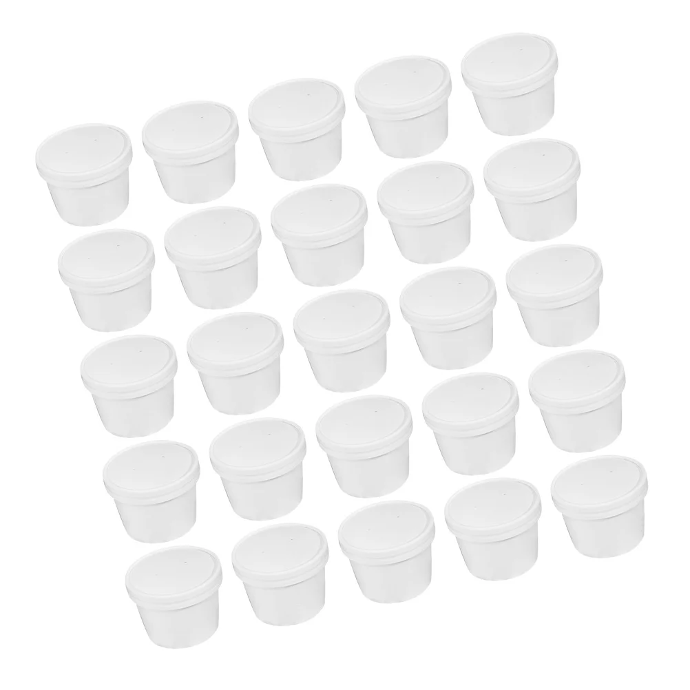 1 Set 25Pcs Kraft Paper Bowls Ice Cream Bowls Food Packaging Containers (White) 
1 Set 25Pcs Kraft Paper Bowls Ice Cream Bowls Food Packaging Containers (White)