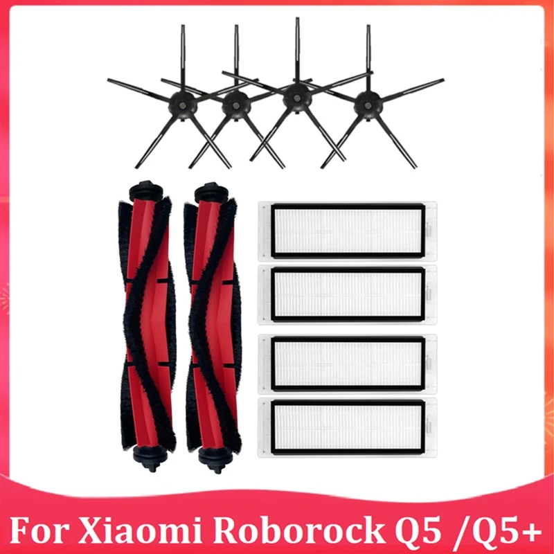 10PCS Accessories For Xiaomi Roborock Q5 /Q5+ Robot Vacuum Cleaner Main Side Brush Hepa Filter
10PCS Accessories For Xiaomi Roborock Q5 /Q5+ Robot Vacuum Cleaner Main Side Brush Hepa Filter